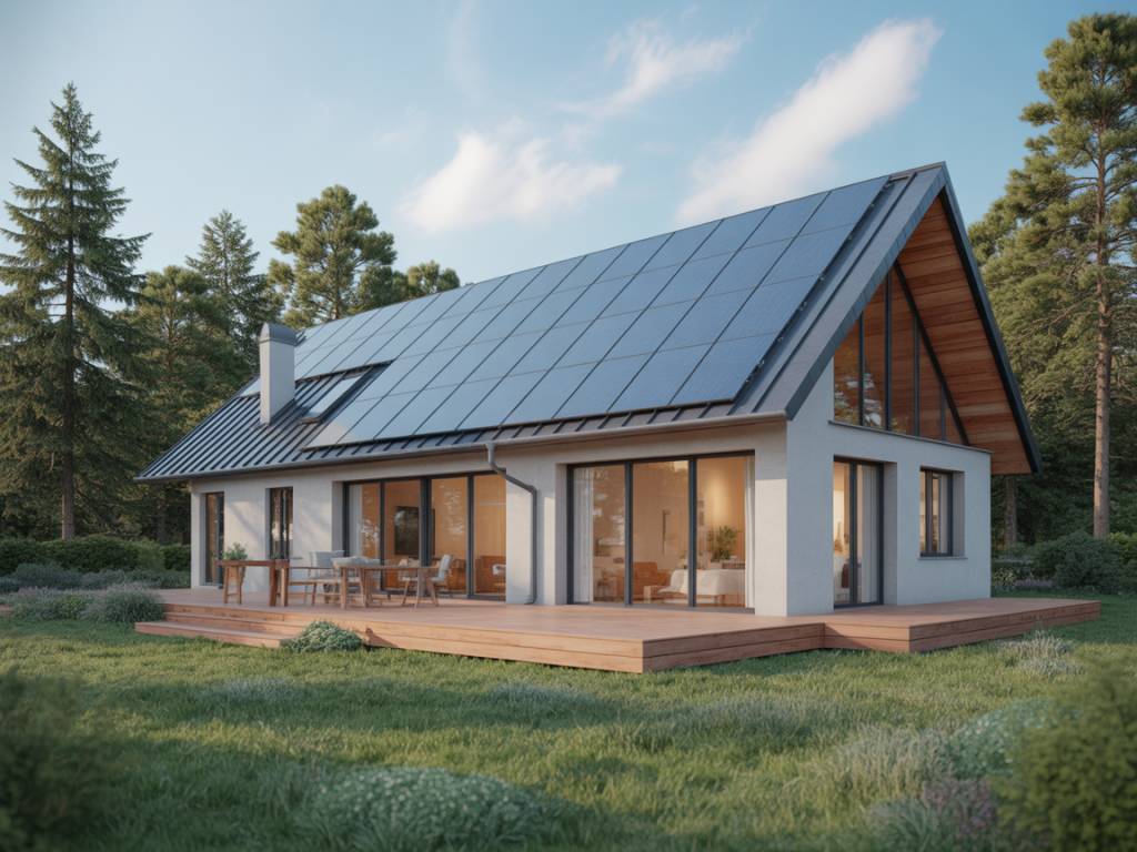 Intégrer les panneaux solaires à l’architecture de la maison sans la dénaturer grâce à des solutions esthétiques et performantes